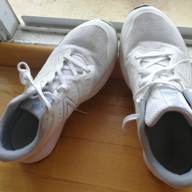 new balance white school shoes