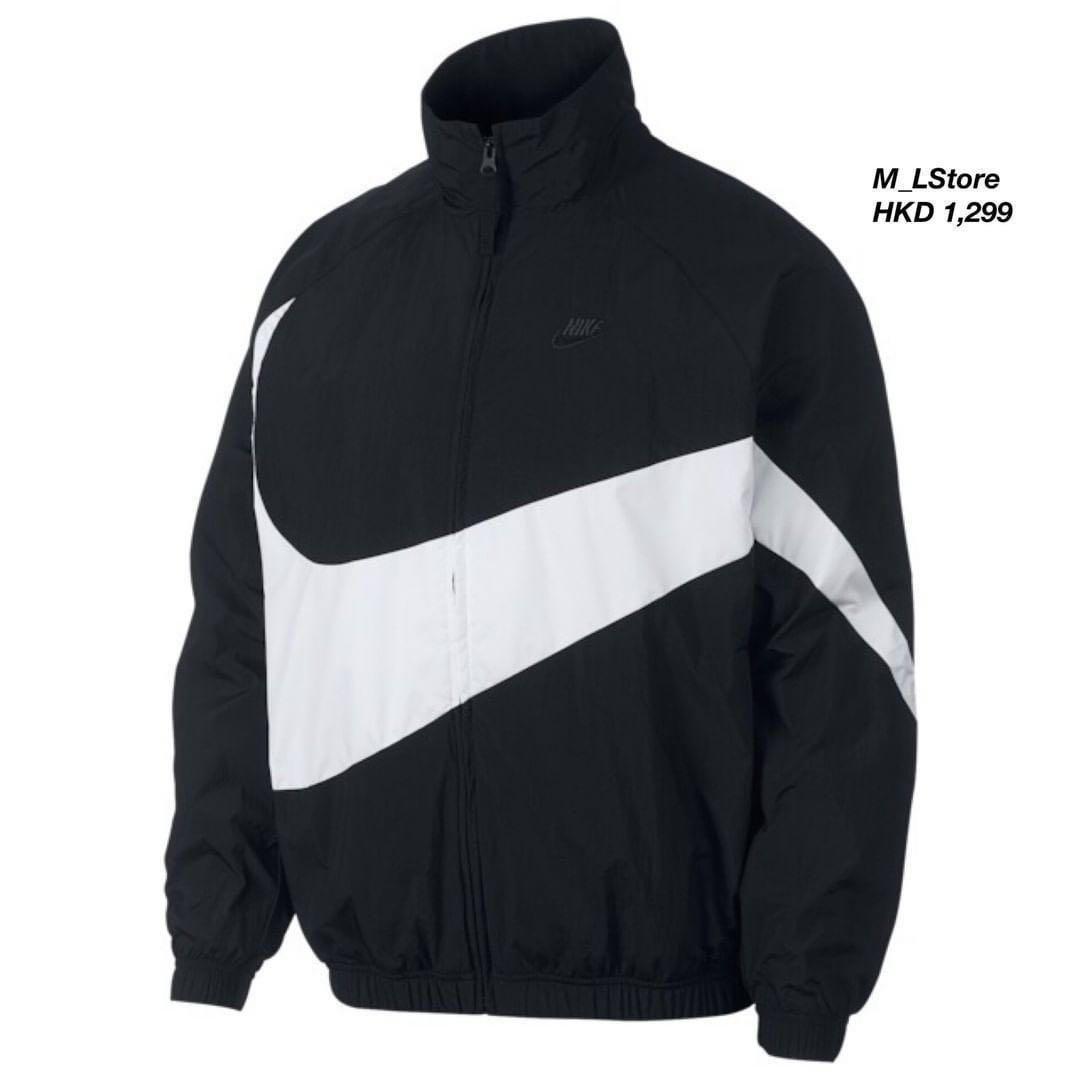 Nike big swoosh jacket L size, 男裝, 男 
