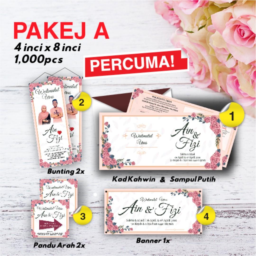 Pakej Kad Kahwin Murah