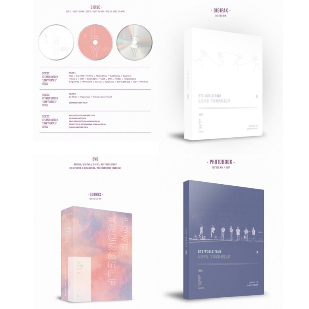 PO CLOSE> BTS LOVE YOURSELF TOUR IN SEOUL DVD/BLU-RAY, Hobbies 