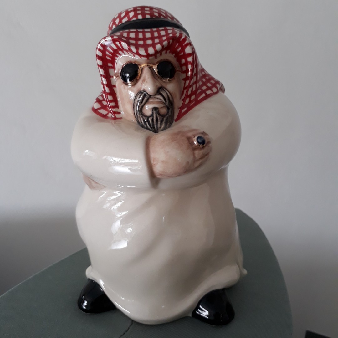 Porcelain God Of Wealth 富 Arab Oil Tycoon 招 财 Figurine Hobbies Toys Memorabilia Collectibles Religious Items On Carousell