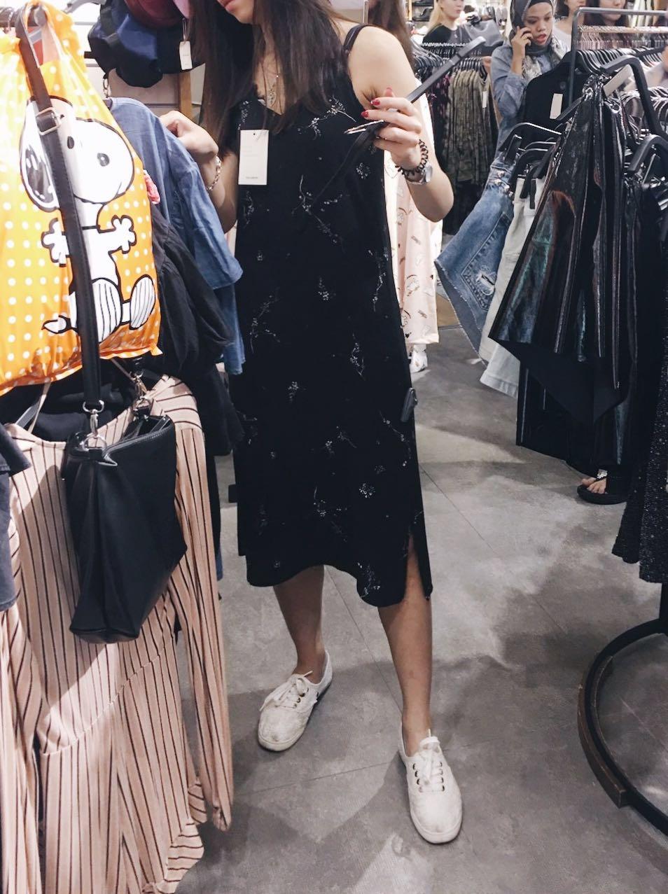 Pull Bear Floral Cami Midi Dress