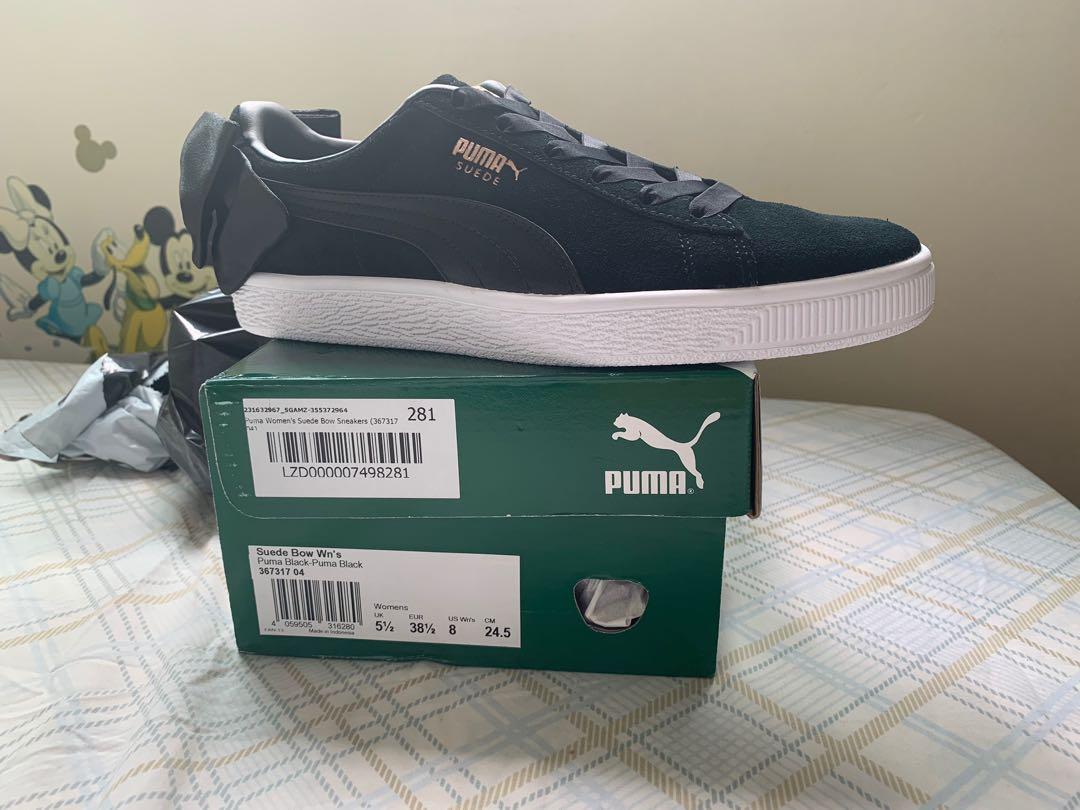 puma suede bow womens, Women's Fashion
