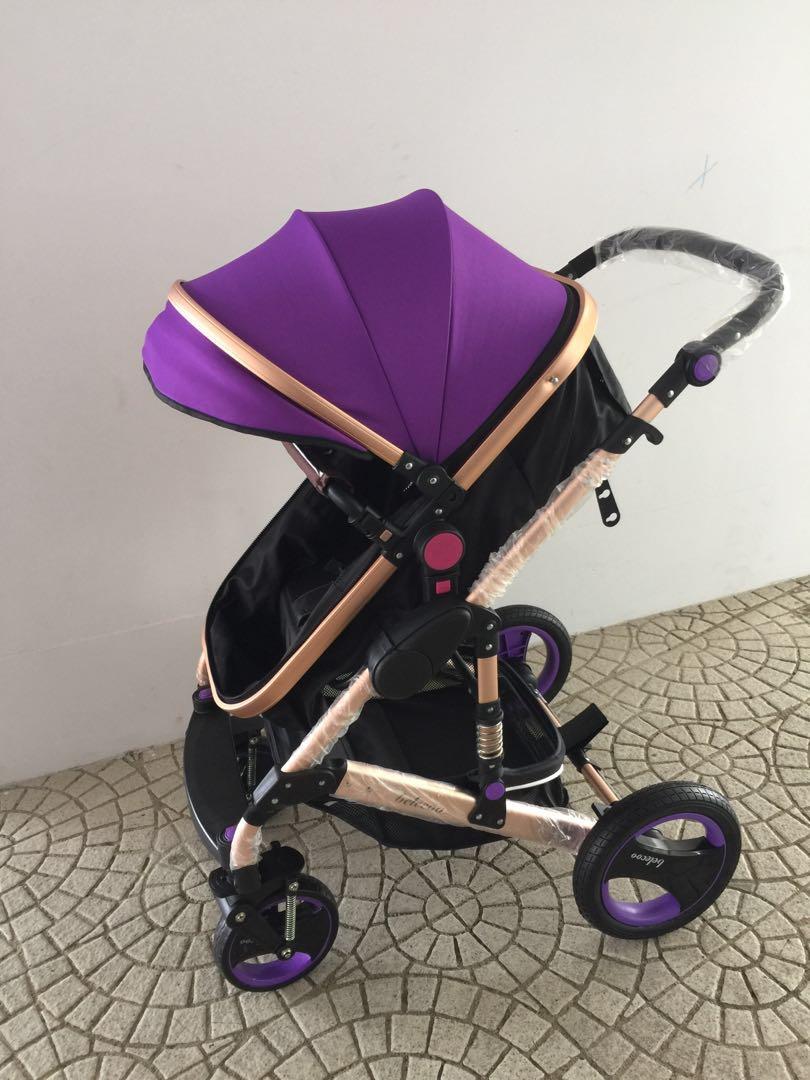 belecoo stroller purple