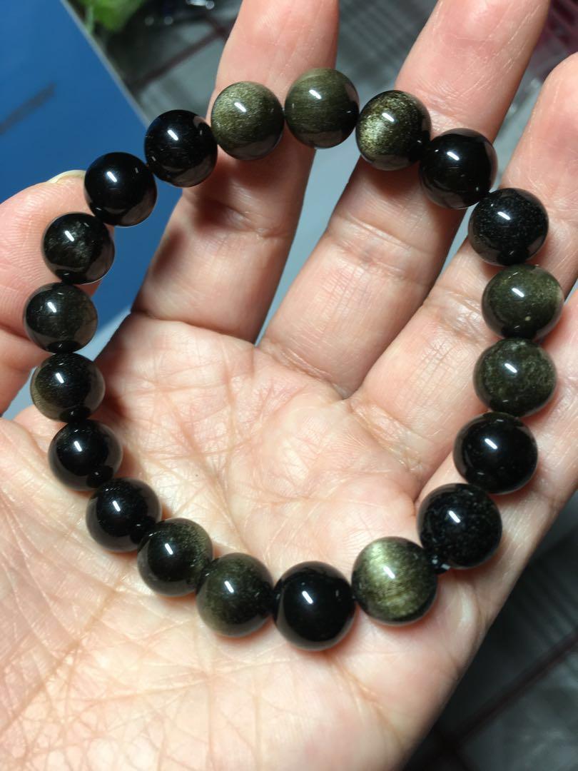 Rainbow Obsidian Bracelet 10mm Women S Fashion Jewellery