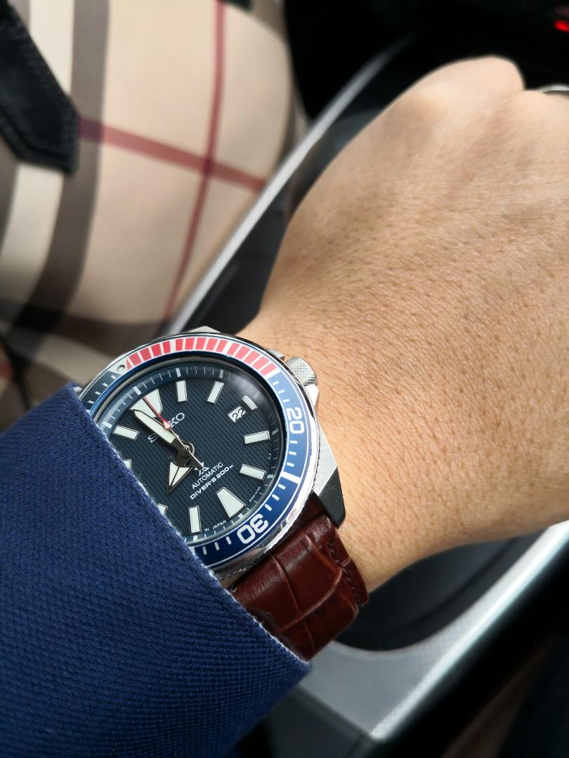 Seiko samurai srpb53j metal bracelet Men s Fashion Watches Accessories Watches on Carousell