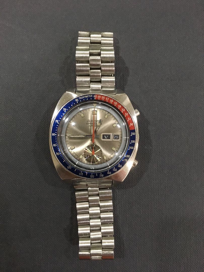 Seiko Silver Pogue Rare 6139, Men's Fashion, Watches & Accessories, Watches  on Carousell