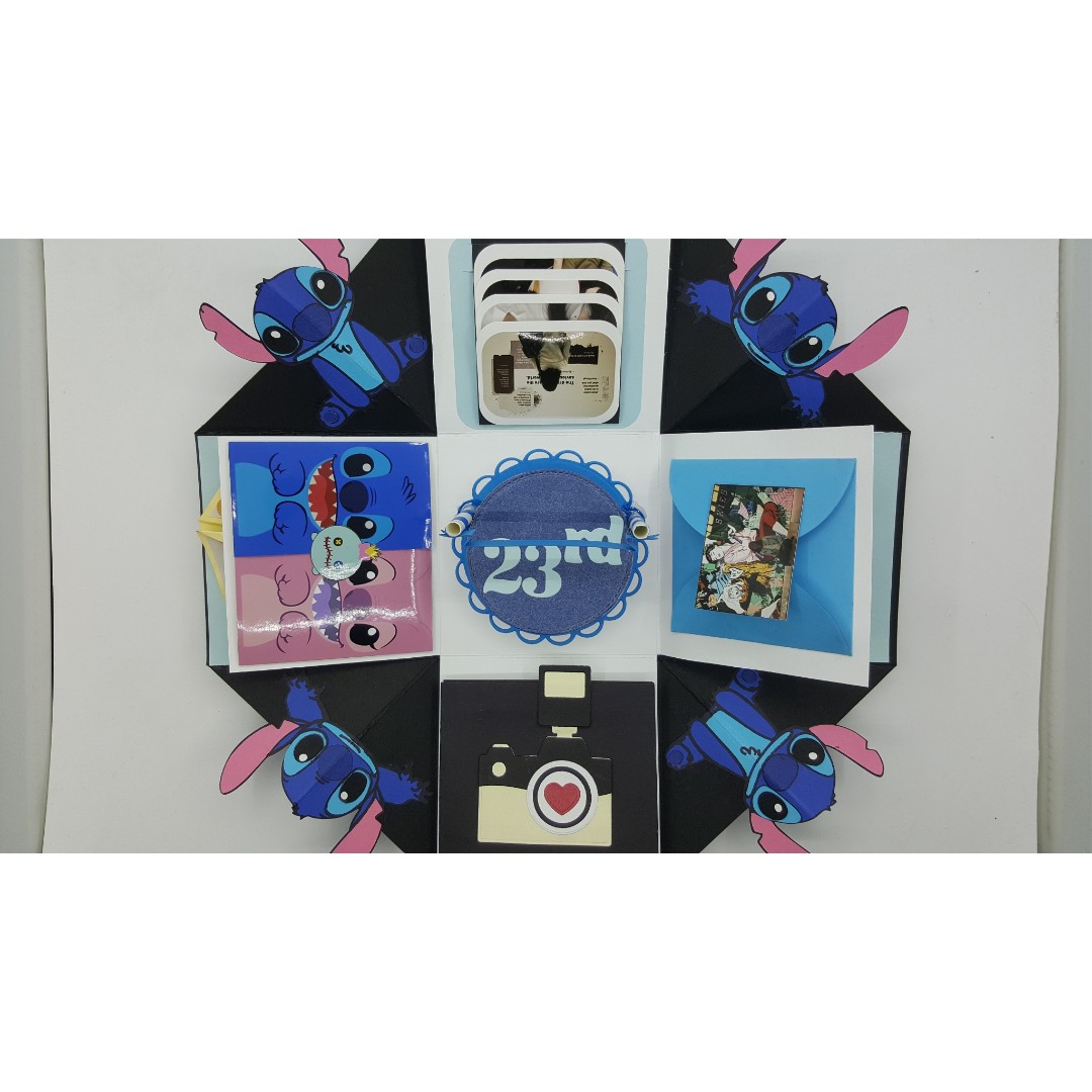 Stitch Explosion Box - Gift Box, Hobbies & Toys, Stationery & Craft ...