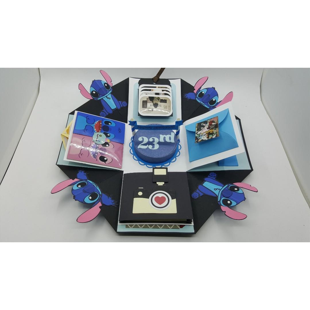 Stitch Explosion Box - Gift Box, Hobbies & Toys, Stationery & Craft ...