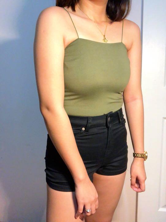 String Top (Category: Others Tops) located in Imus. Submitted by jensdy (Listing ID 217075639, Image 1). Description: BNEW, 100% in good condition (Army Green).