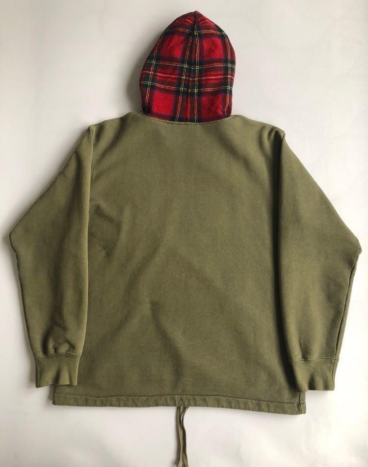 Supreme x CDG plaid hoodie replica
