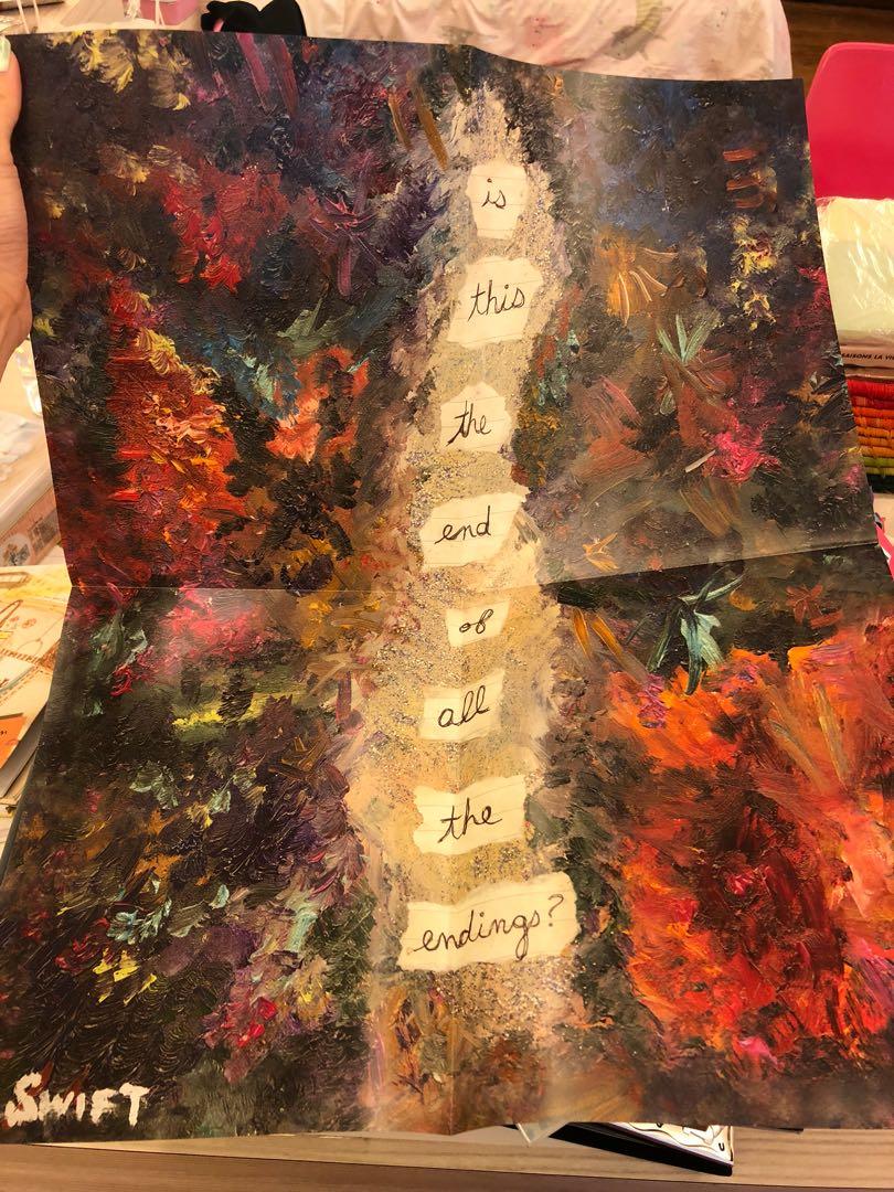 Taylor Swift Reputation Cd Self Painted Poster Music Media