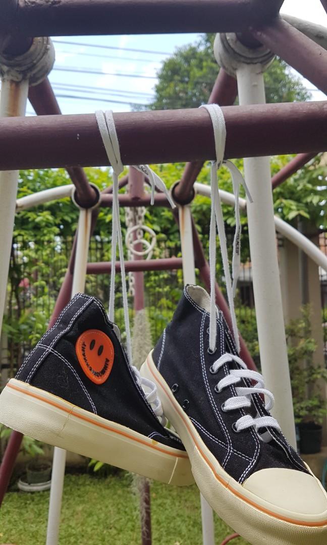 Thanksinsomnia Shoe Renzil Black Yellow Fesyen Pria Sepatu Sneakers Di Carousell