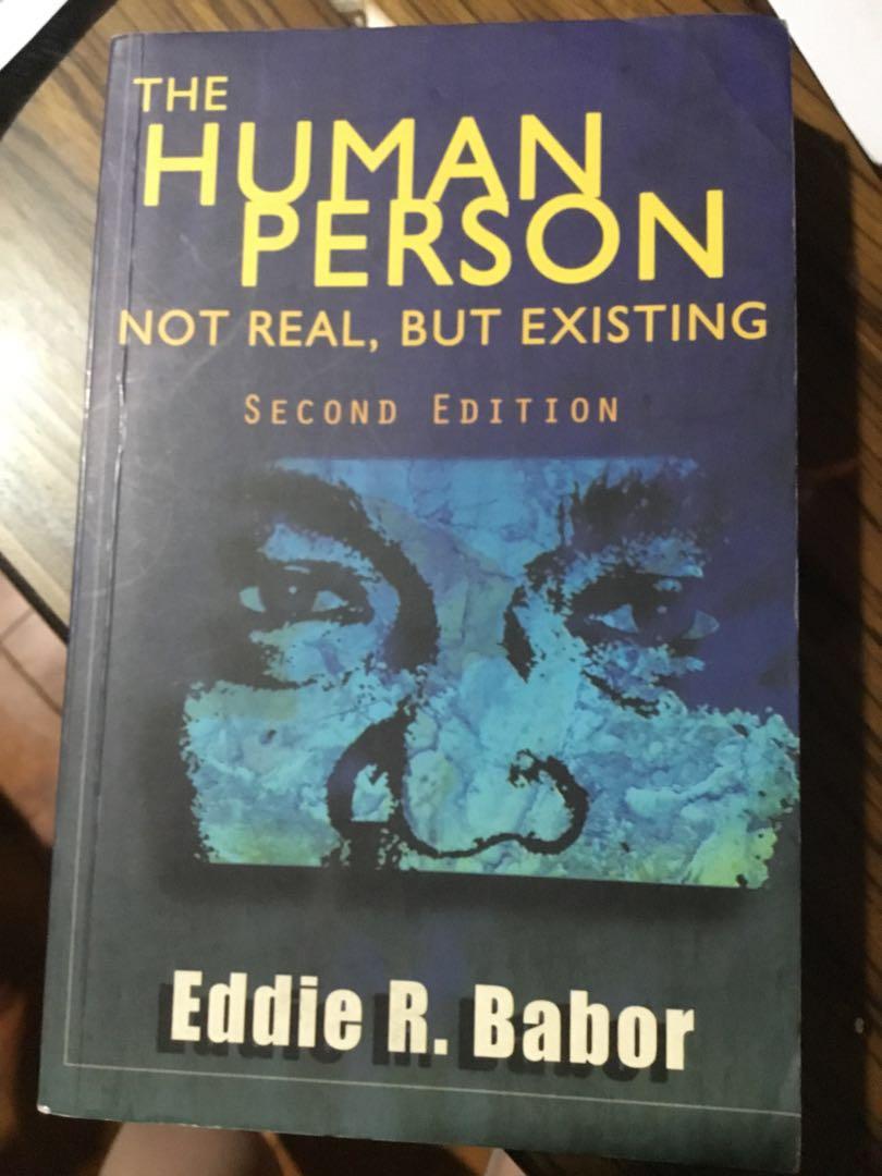 The Human Person Not Real But Existing Hobbies Toys Books Magazines Fiction Non Fiction On Carousell