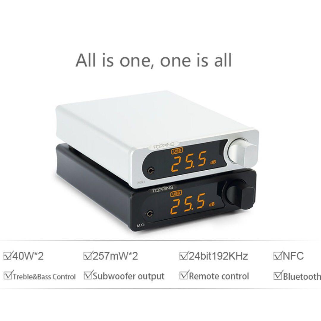 Topping MX3 Bluetooth dac amplifier Audio Soundbars Speakers