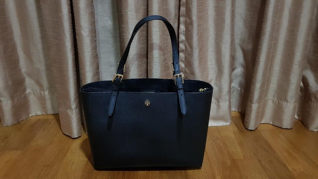 tory burch emerson small buckle tote