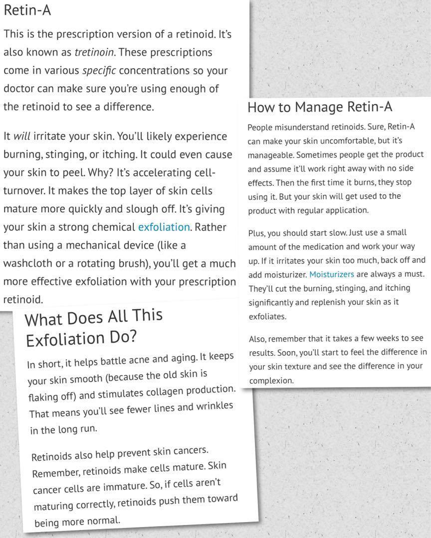Tretinoin Retin A 0.05 ( for acne , scar , melasma , pigmentation