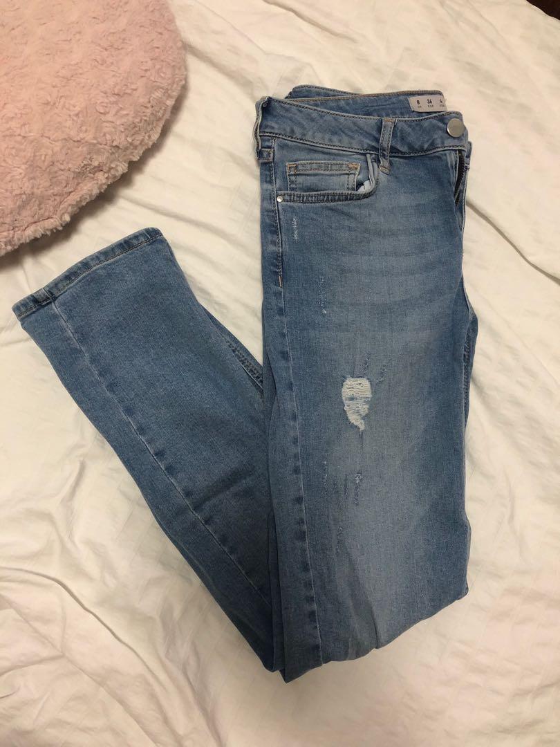 light blue jeans primark
