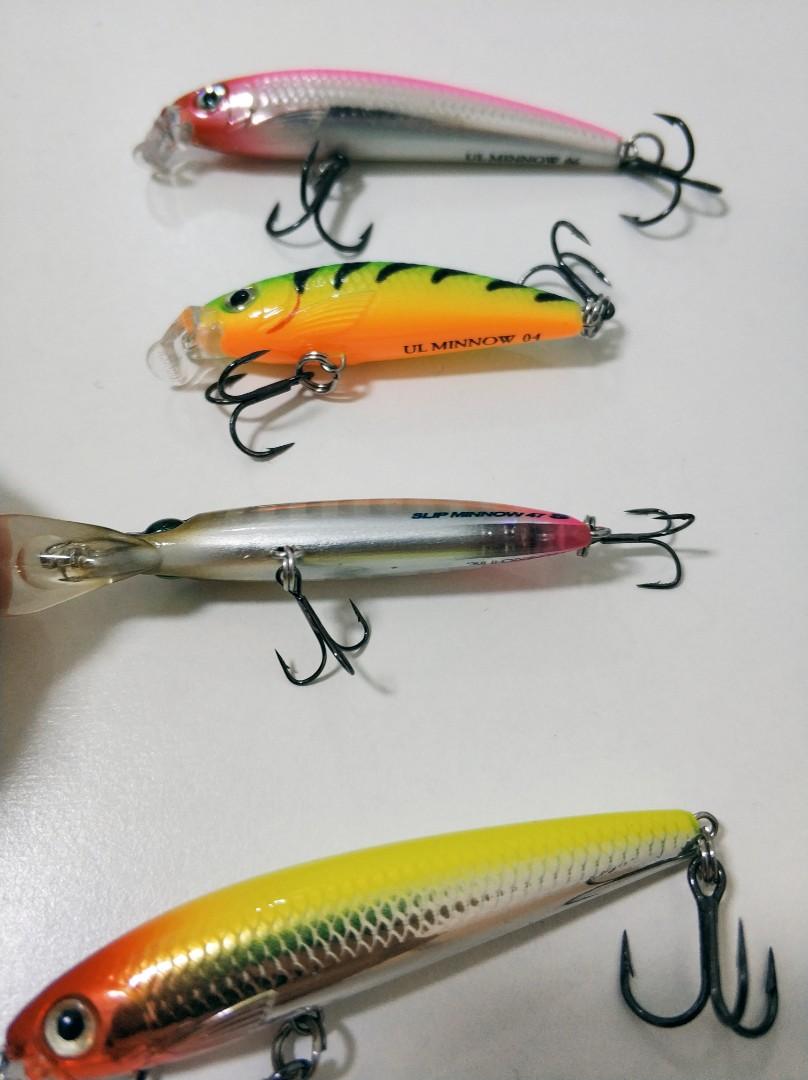 Ultralight fishing lures, almost new, Sports Equipment, Fishing on