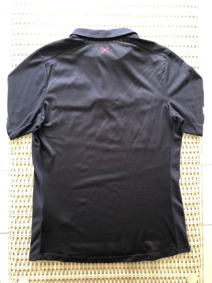 Umbro Authentic Black West Ham United 3rd Jersey For Sgd 42 Size Gb S Us S Asia M Eu S Sports Sports Apparel On Carousell