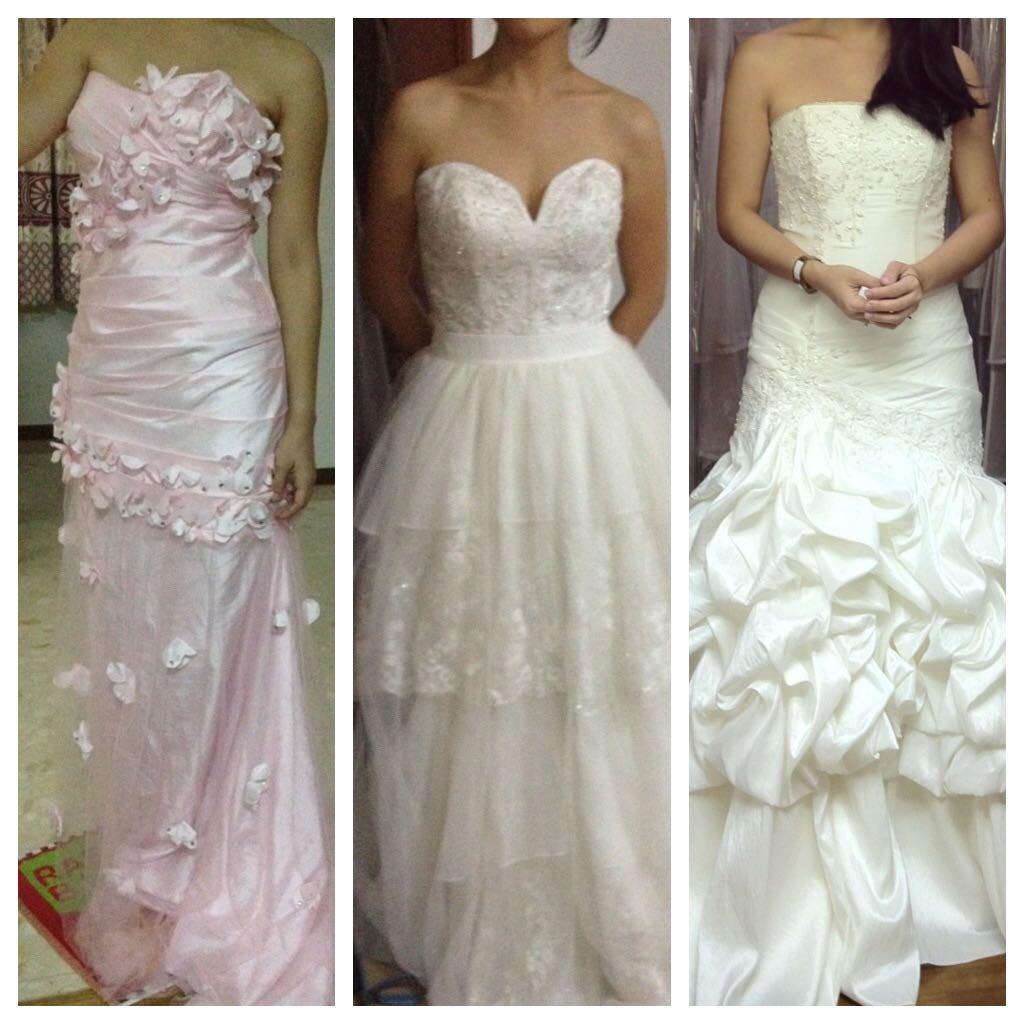 wedding dress to cocktail dress