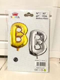 Foil Balloon Letter “B”