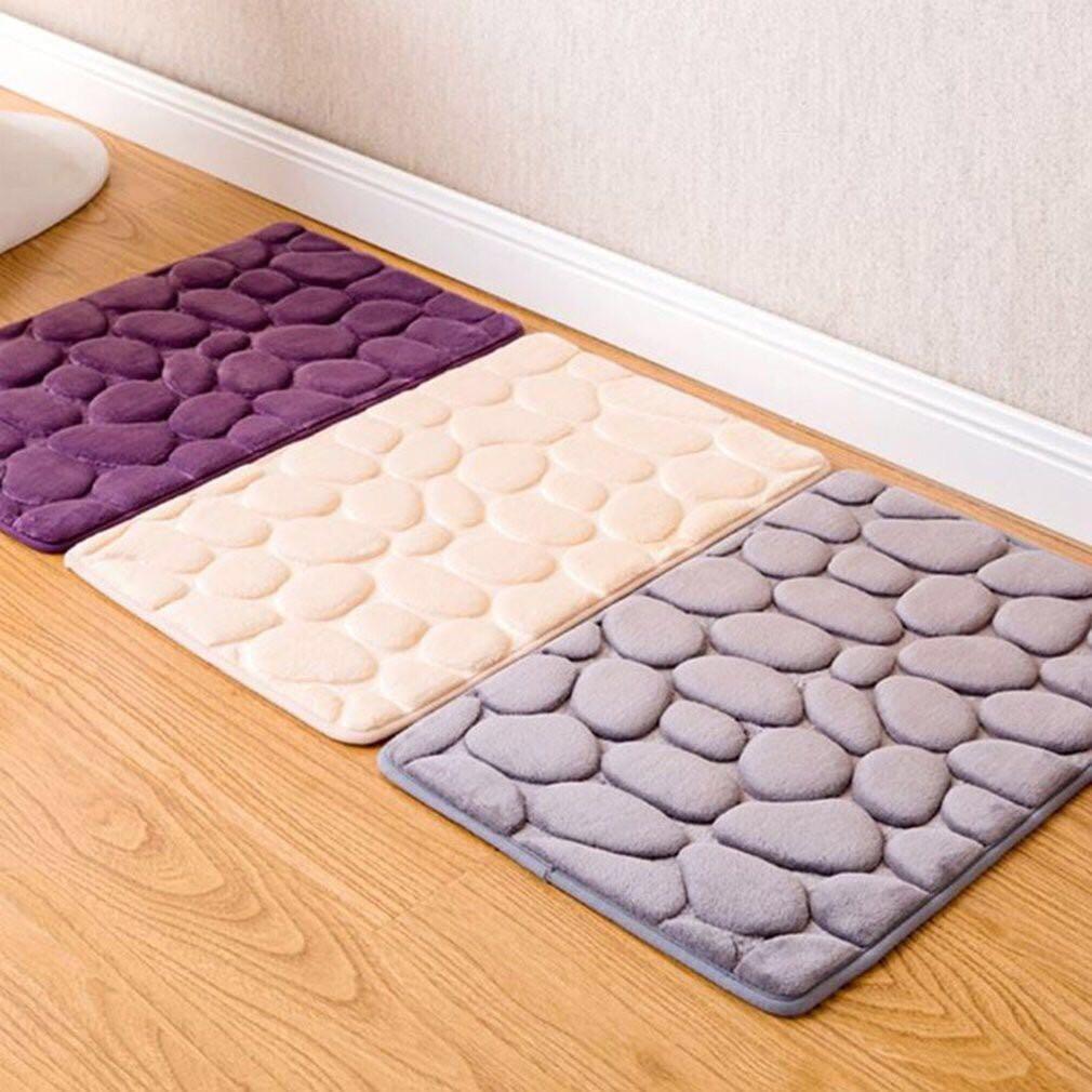 3d Cobblestone Pebble Non Slip Carpet Floor Mat Rug Furniture