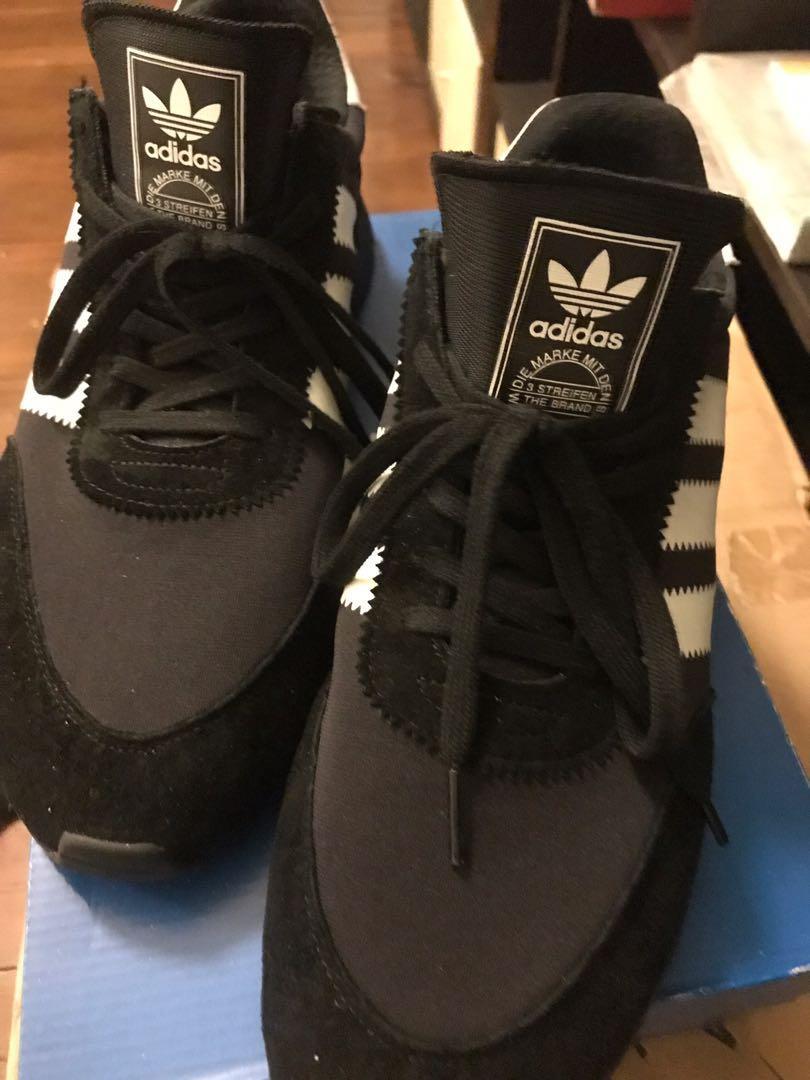 Adidas Iniki I 5923 Black with white stripe Black boost