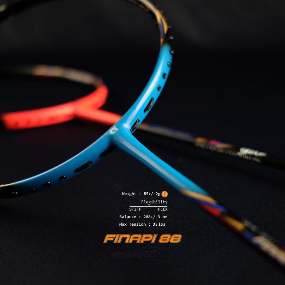Finapi Racket Apacs Finapi 88 Badminton Racket, Sports Equipment, Sports & Games ...