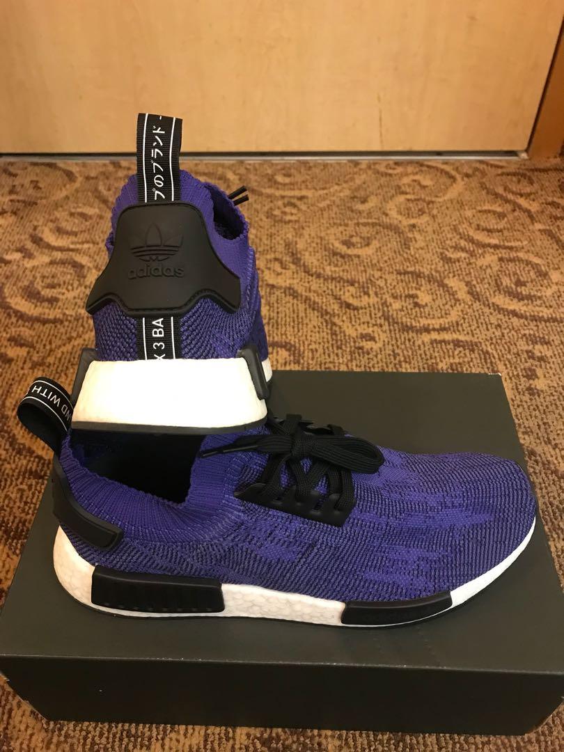 BNIB ADIDAS NMD R1 PK PRIMEKNIT PURPLE 