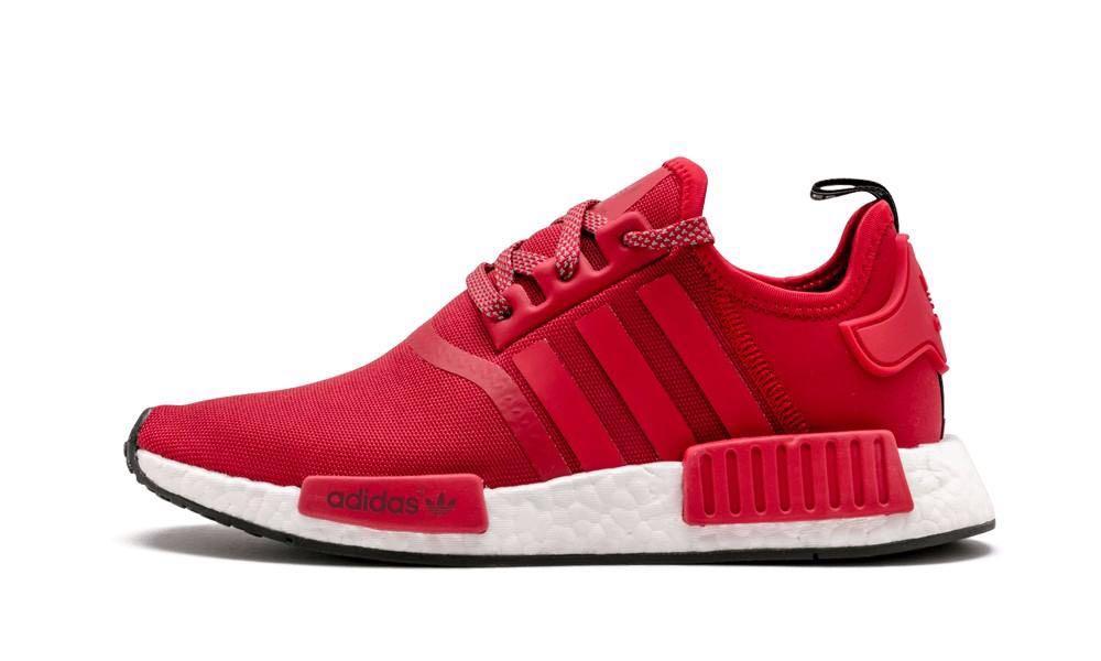 Red and sale white nmd