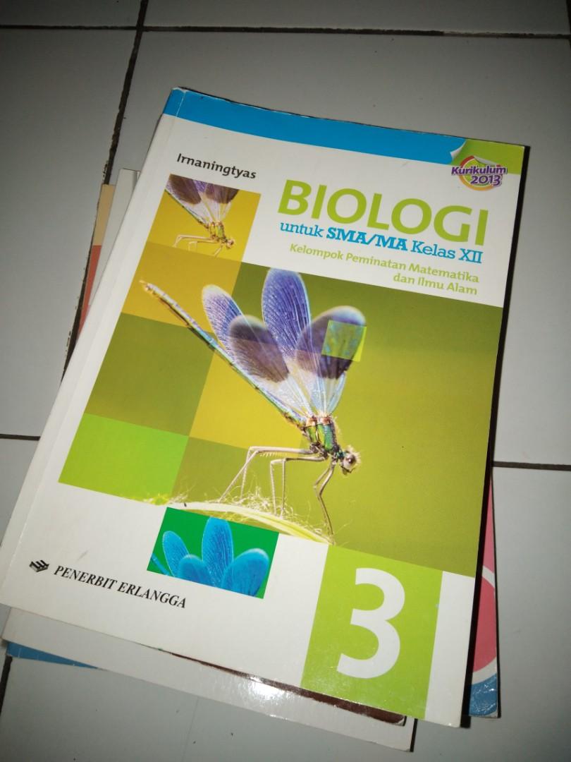 Buku Cetak Biologi Kelas 12 Buku Alat Tulis Buku Pelajaran Di Carousell