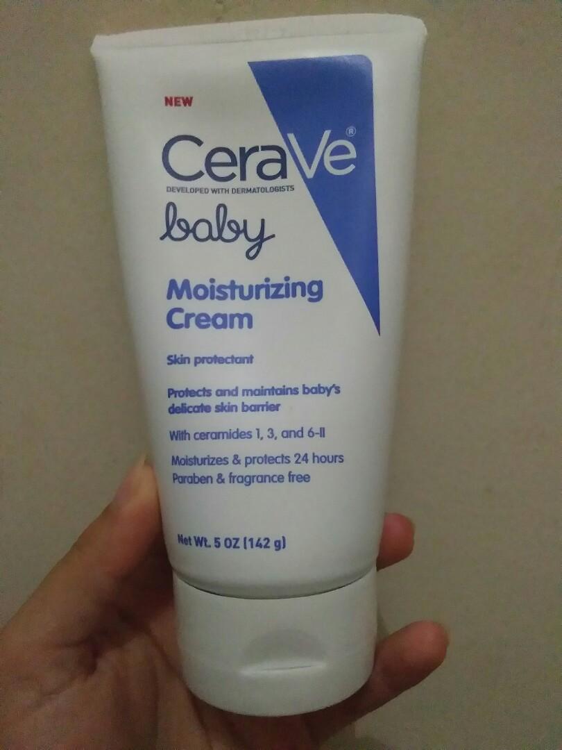 cerave baby moisturizing cream skincarisma