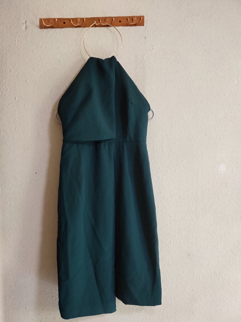 Dark Green Sleeveless Dress