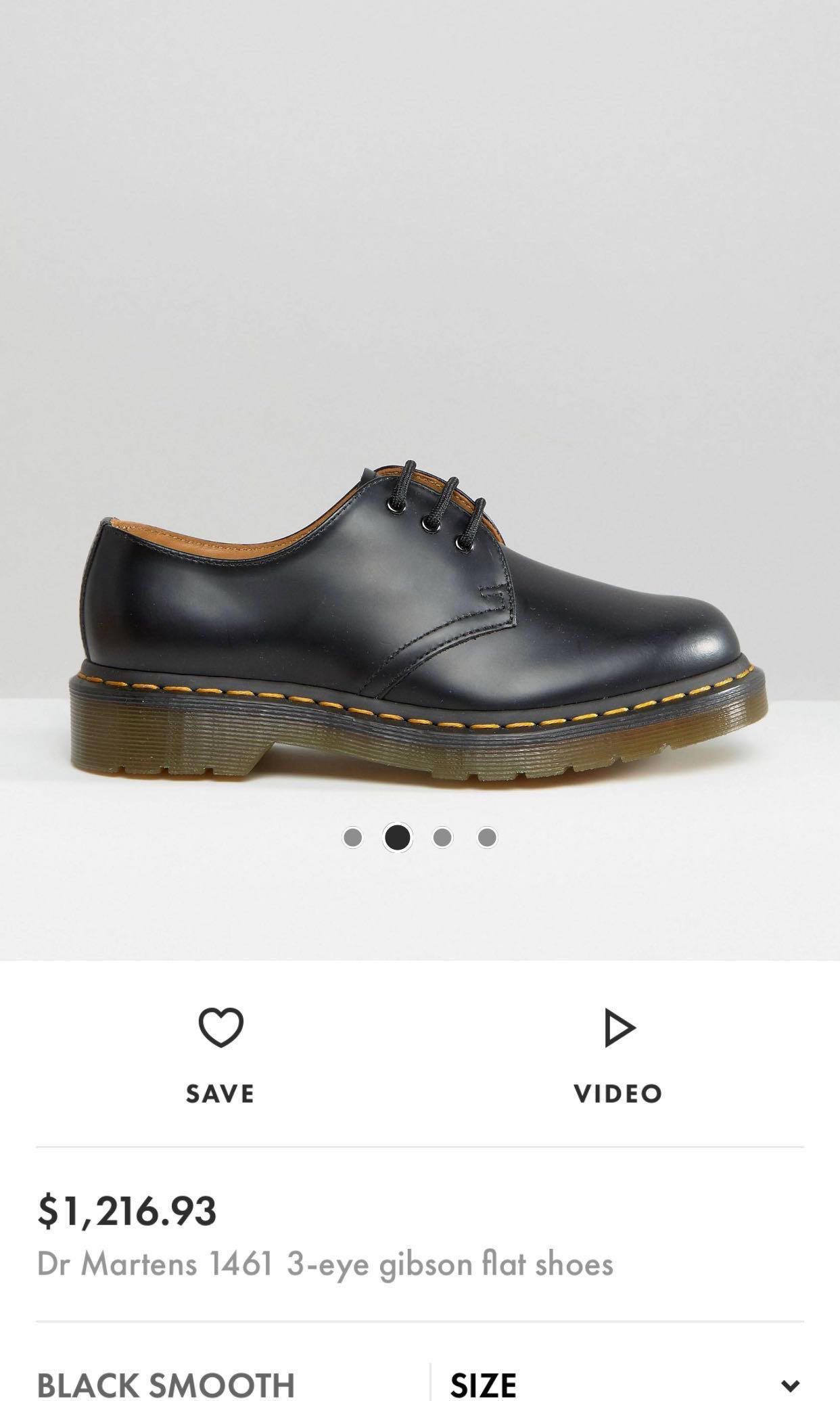 dr martens 1461 size 1