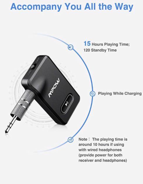 Mpow bh129 bluetooth receiver for discount car
