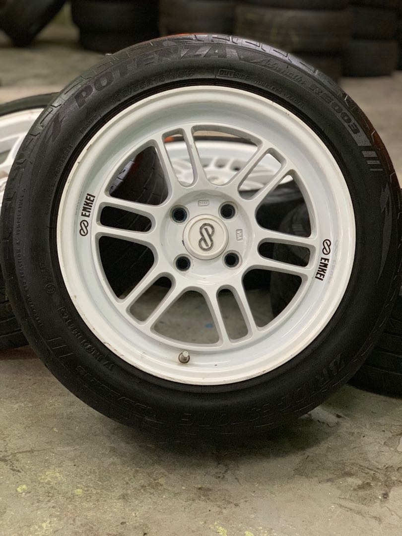 enkei rpf1 thailand 15 inch sports rim suzuki swift tyre 70, Auto