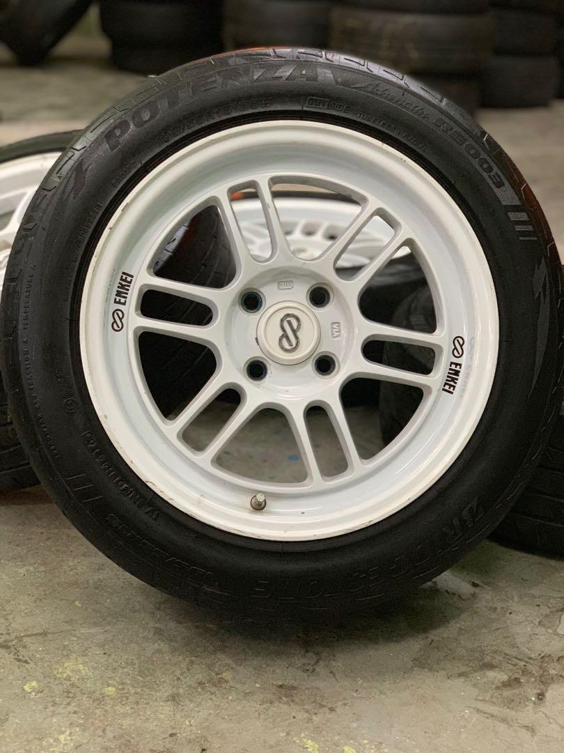 enkei rpf1 thailand 15 inch sports rim suzuki swift tyre 70, Auto