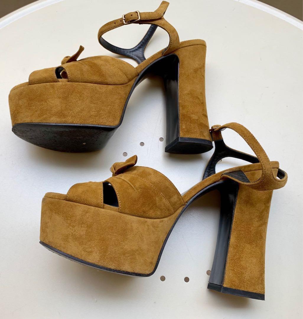 Fast deal Preloved SAINT LAURENT Candy sandals in size 37