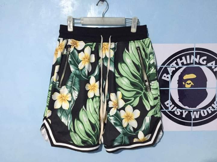 fear of god shorts floral