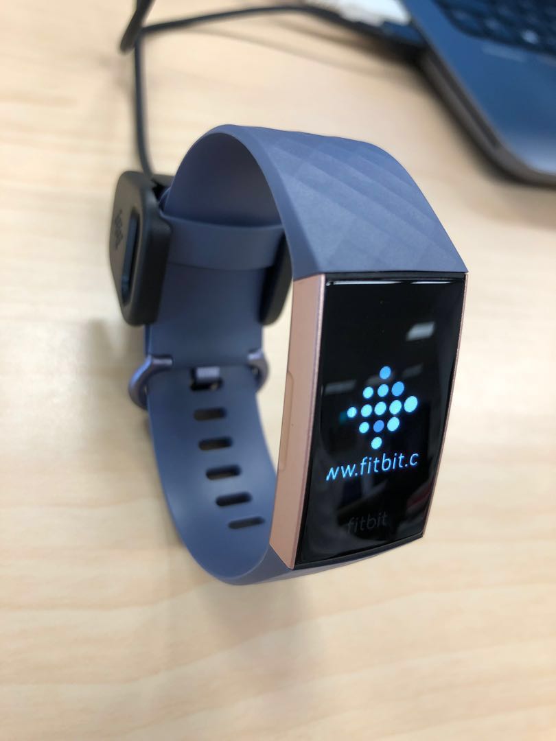 blue fitbit charge 3
