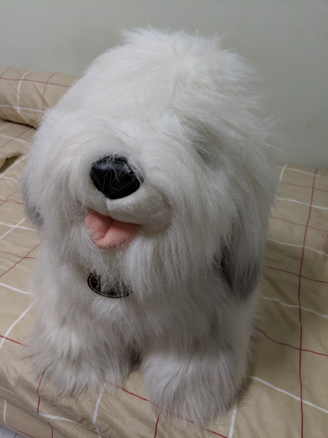 Large old english sheepdog stuffed animal shop