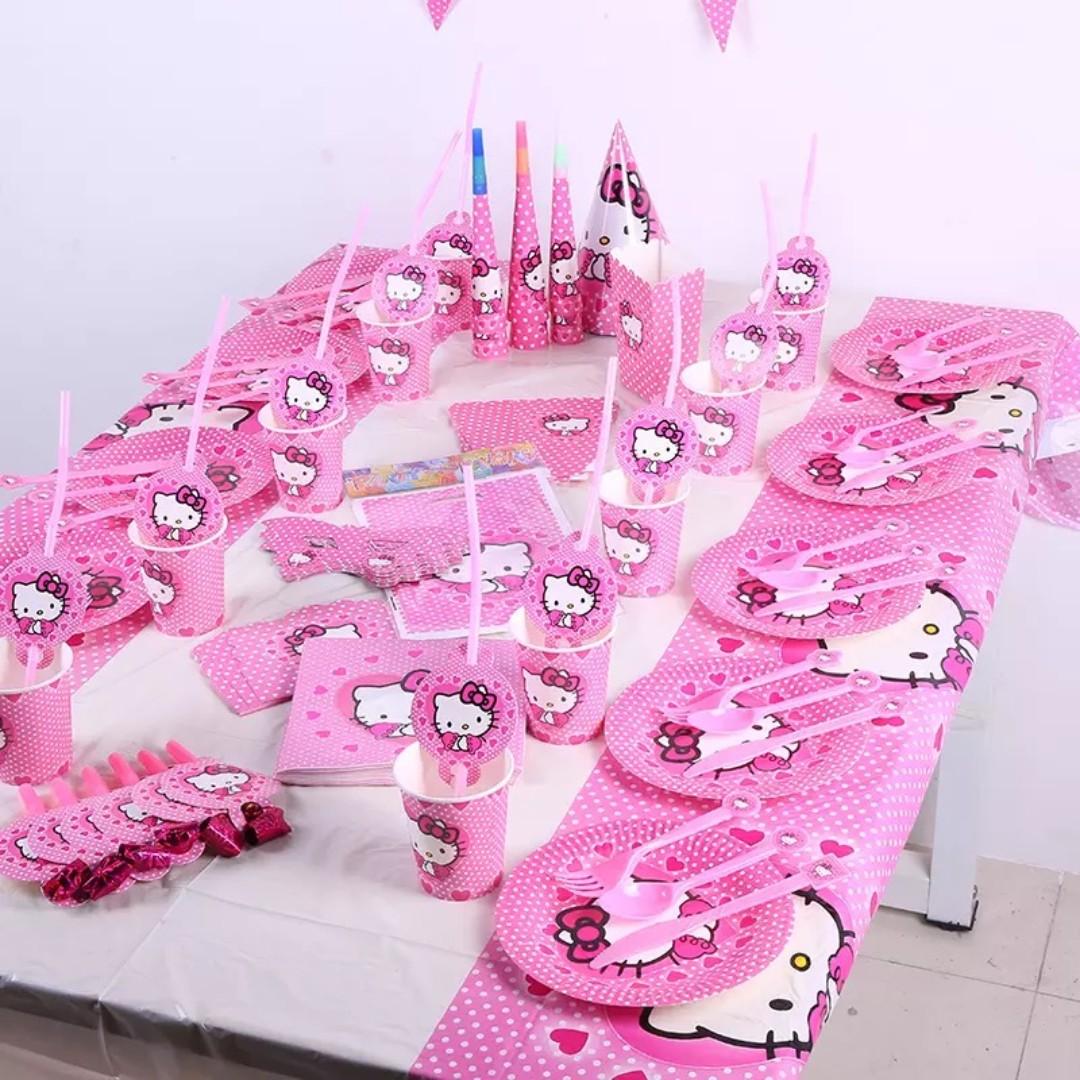 Hello Kitty Birthday Party Set Design Craft Art Prints On