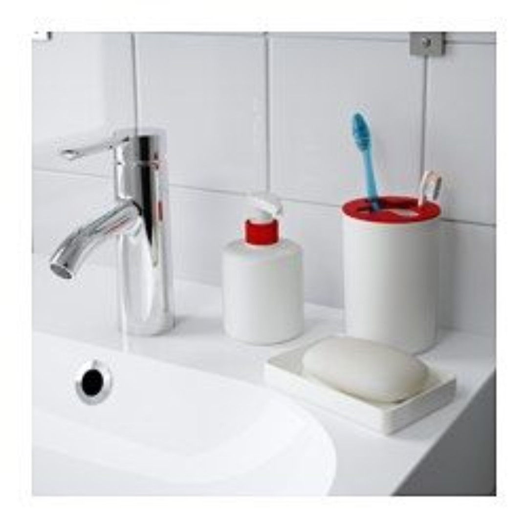 IKEA VARPAN 3 Pieces Bathroom Set, Furniture & Home Living, Bathroom