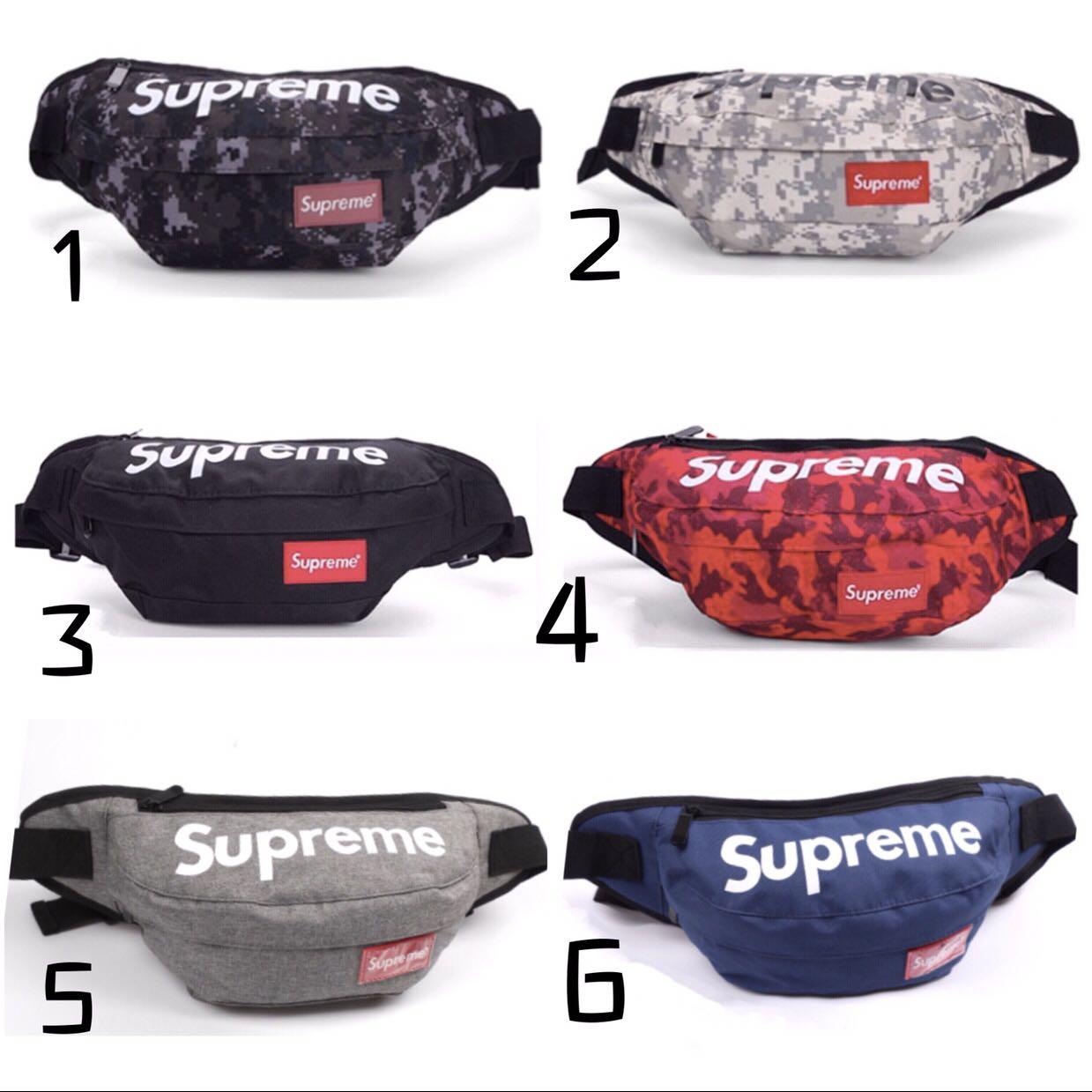 supreme black pouch