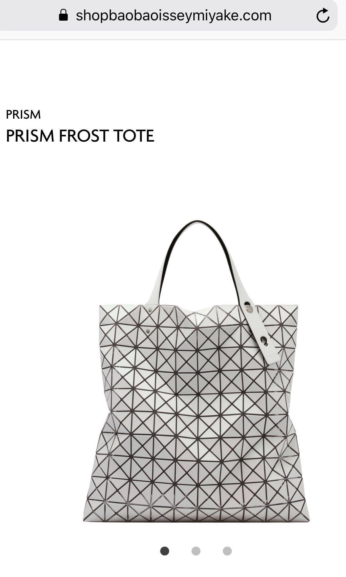 Limited Edition Issey Miyake Baobao Prism Frost Tote White Women S Fashion Bags Wallets Handbags On Carousell Shopbaobaoisseymiyake.com carries a full range of basic styles throughout the year, along with each new collection. carousell