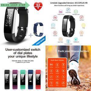 Lintelek Fitness Tracker Large OLED Touch Screen Activity Tracker ID115Plus HR BK Mobile Phones Gadgets Wearables Smart Watches on Carousell