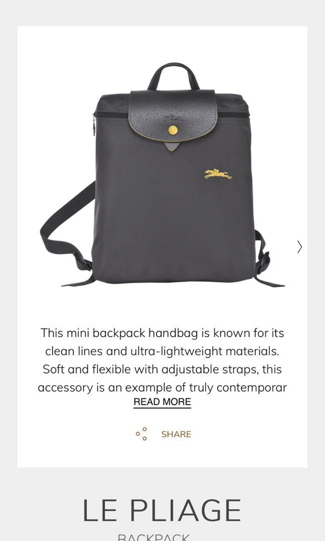 Longchamp backpack singapore price Clearance