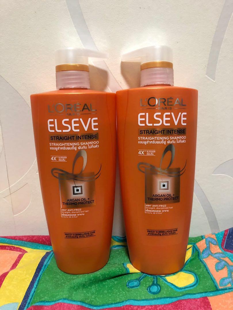 L Oreal Elseve Straight Intense Straightening Shampoo Health