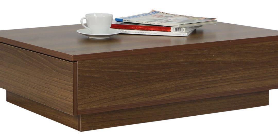 Walnut colour coffee table new arrivals
